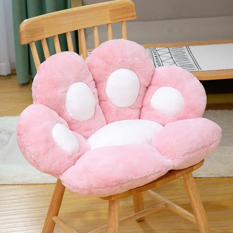 

Kawaii Paw Pillow Animal Seat Cushion Stuffed Cat Paw Flower Pillow Plush Sofa Indoor Floor Home Chair Decor Children Gift