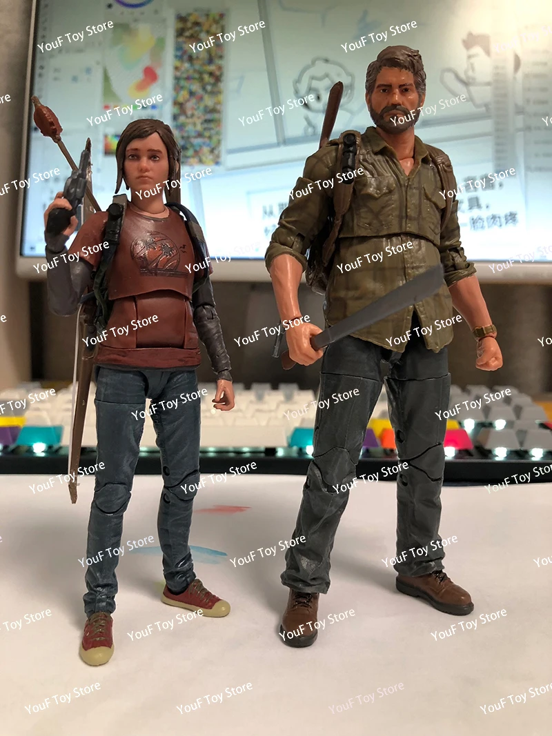 In Stock Spin Master Joel Ellie The Last Of Us 1/12 Anime Action Figure Collection Doll Model Toy Kid Christmas Birthday Gift