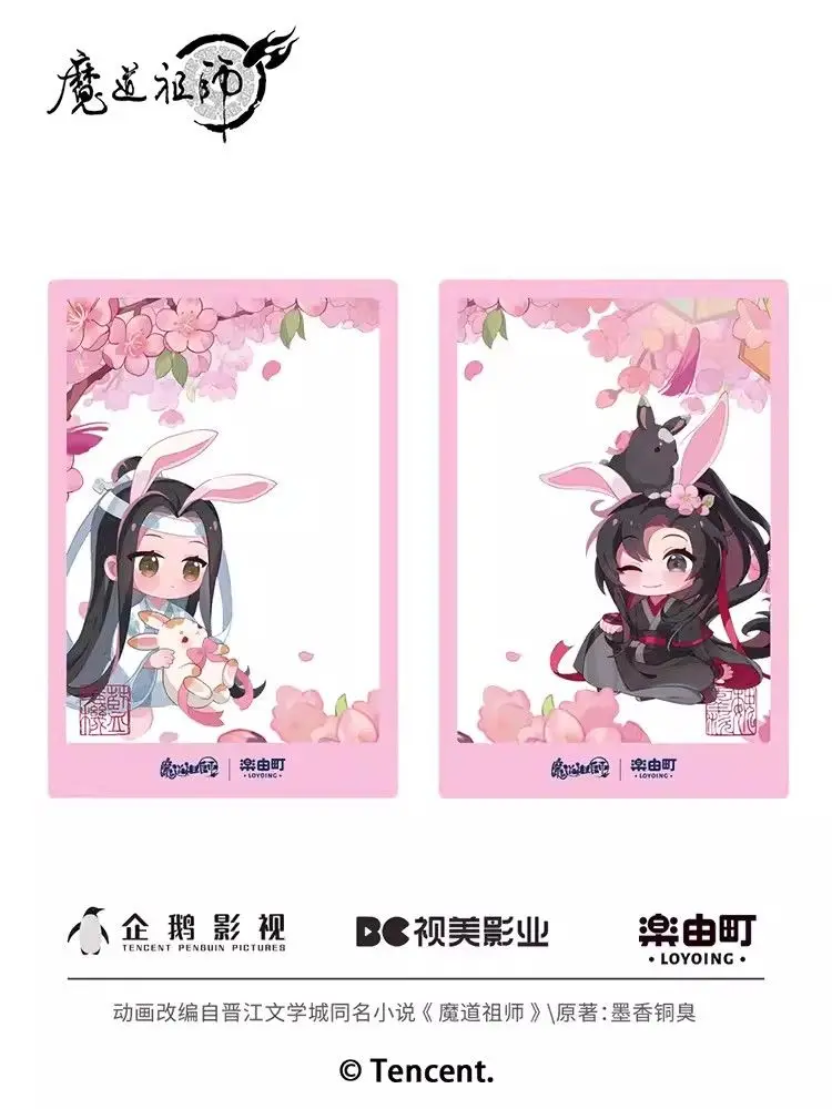 Anime Mo Dao Zu Shi Lan Wangji Wei Wuxian Acrylic Instant Camera Card Lovely Card Gift