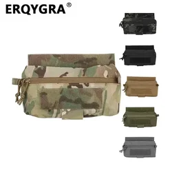 ERQYGRA Tactical Hunting Bag Chest Drop Pouch Vest Magazine Molle System Airsoft Paintball Accessories CS Shooting Equipment