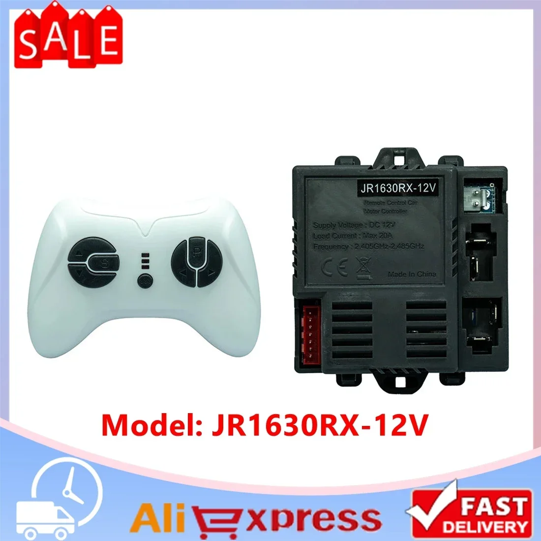 Récepteur JR1625RX 12V Pour Voiture Électrique Enfant – 2,4G Avec Démarrage Progressif – Kit Complet