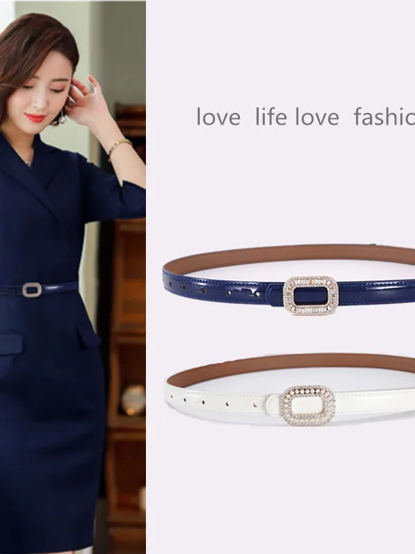 ceinture-en-cuir-a-diamants-incrustes-tendance-polyvalente-pour-femmes-ideale-pour-assortir-aux-jupes-sans-necessiter-de-perforation-petite-ceinture-en-cuir