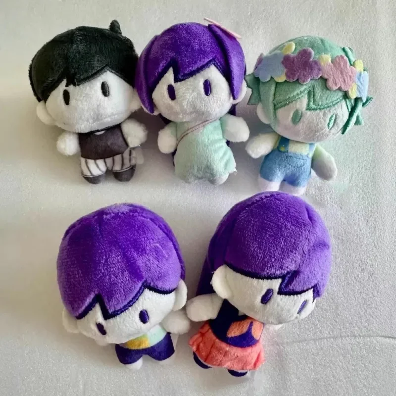 Omori Plush Toy Keychain Soft Stuffed Mini Bag Hanging Charm Fashion Backpack Ornament Portable Decor Novelty Collectible Gift