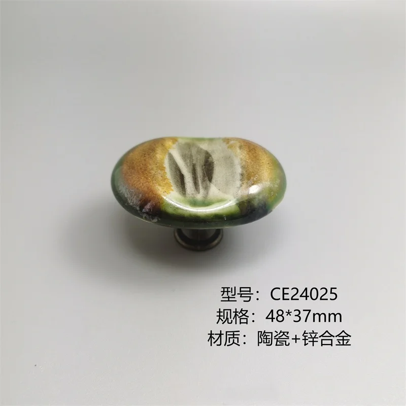 Novo estilo chinês cerâmica armário maçaneta da porta gaveta alças artesanal guarda-roupa cupbaord puxa criativo cozinha sapato botões