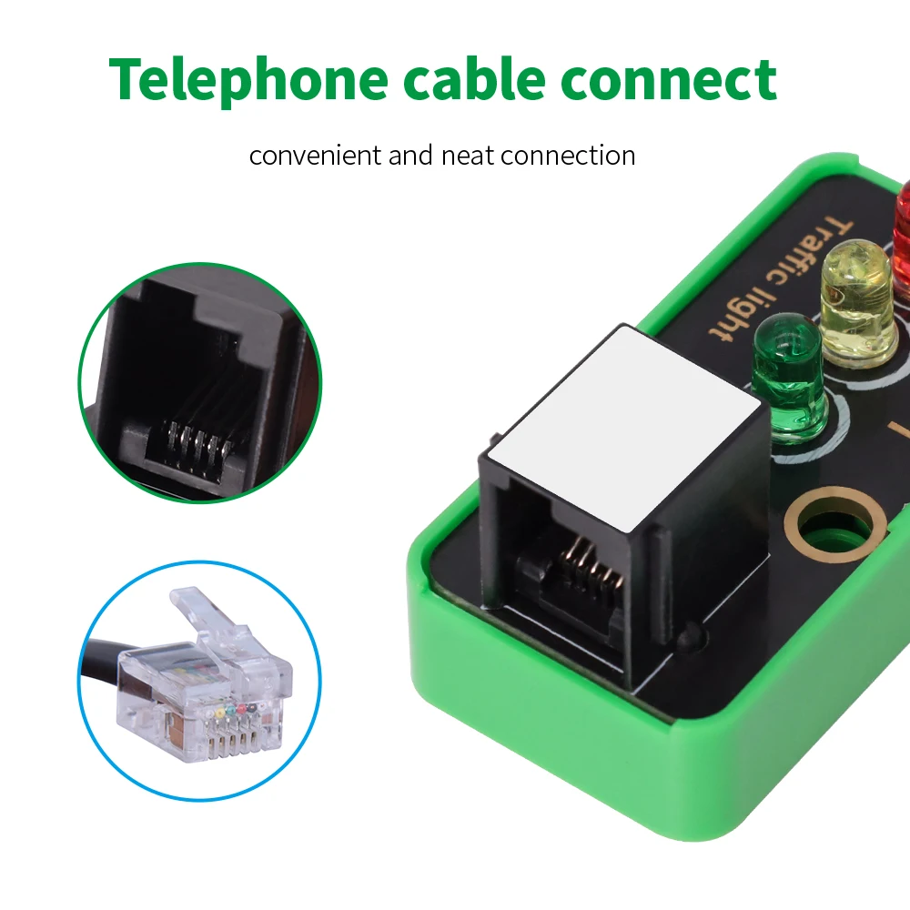 3/5 قطعة KIDSBITS وحدة المرور LED الجذعية اللبنات الإلكترونية لمشاريع Arduino UNO/MEGA2560 صانع البخار مكونات ذاتية الصنع