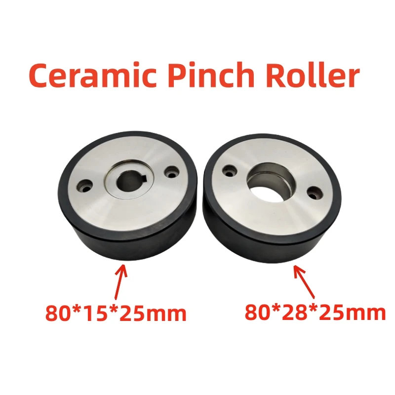 Ceramic Pinch Roller M411 M412 80*28*25mm 80*15*25mm X055C662G51 for lower speed wire-cut EDM Machine Service