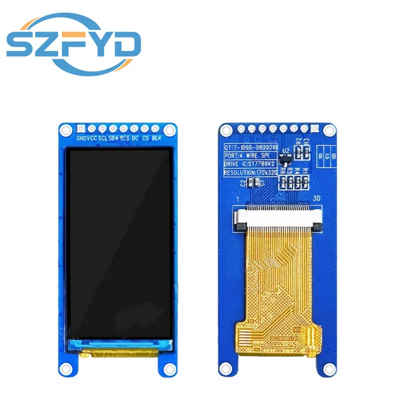 1.9-inch TFT LCD Color Module Module Drive ST7789V Resolution 170X320