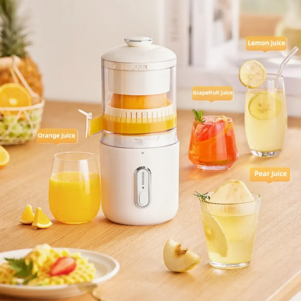 New Electric Juicer USB Rechargeable Mini Multifunctional Fruit Squeezer Pressure Juicers Wireless Portable Orange Lemon Blender