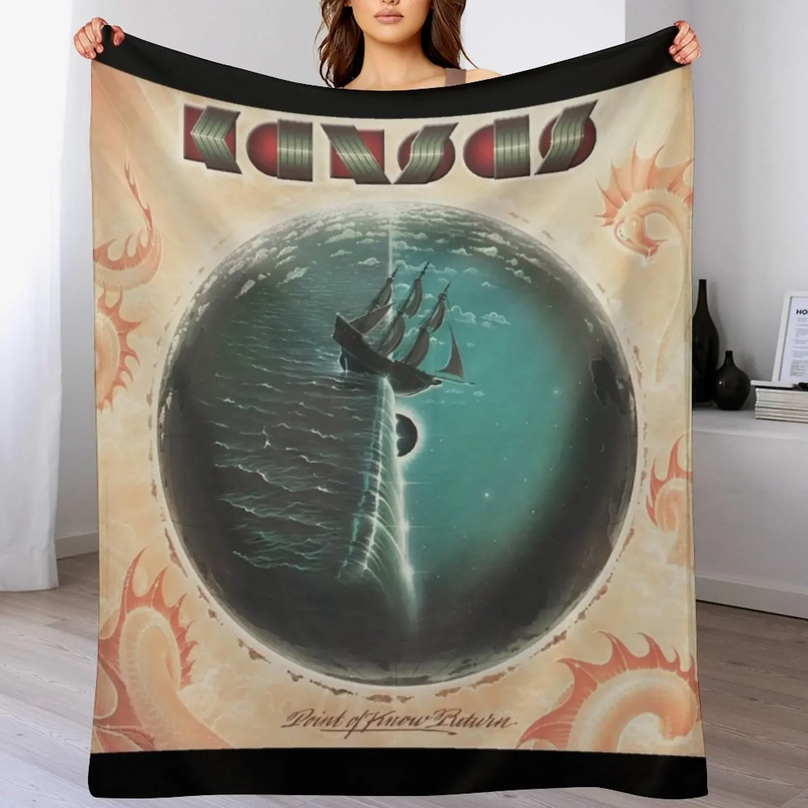 Kansas point of know return Throw Blanket Outdoor Soft Blanket for Picnic Beach Camping