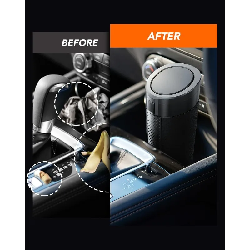 Auto-Mülleimer (mit Deckel), Auto-Staub-Organizer mit Müllsäcken, kleiner Auto-Mülleimer, Auto-Innenraum, Müllbeutel, Autozubehör – Detail 9
