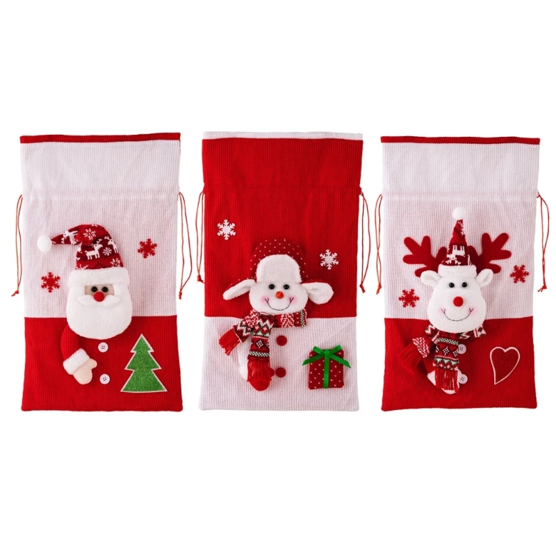 Santa Gift Sacks for Christmas Delights Comfortable Materials and Store Designs Drop Shipping