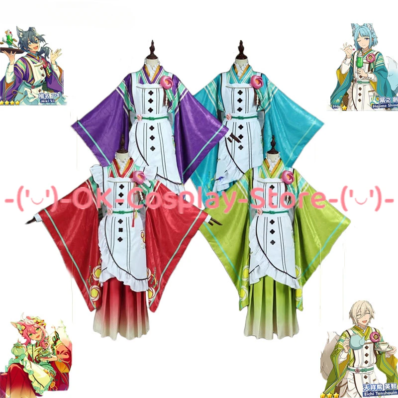 

Game Ensemble Stars Love Tea Shino Hajime Tenshouin Eichi Tori Himemiya Shiina Niki Cosplay Costume Kimono Suit Custom Made