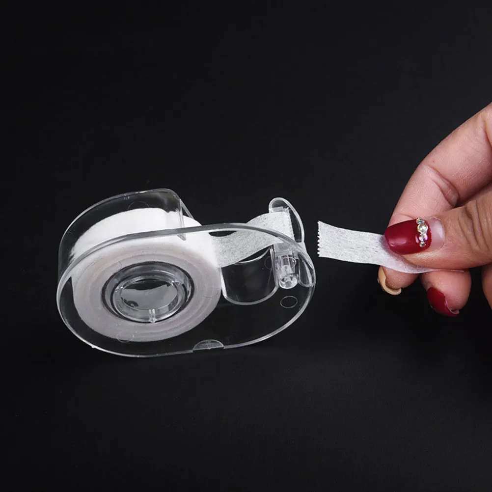 

6pcs Eyelash Tape Cutter Dispenser Acrylic Non-Woven Transparent Divider Professional Handy Tool Lightweight For Home