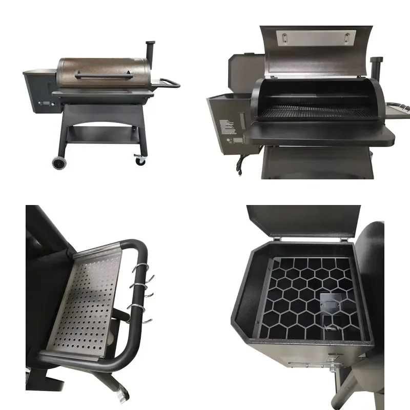 Extra Large Wood Pellet Smoker & Grill with 25LB Hopper Capacity New Design BBQ Smoker with Digital Controller