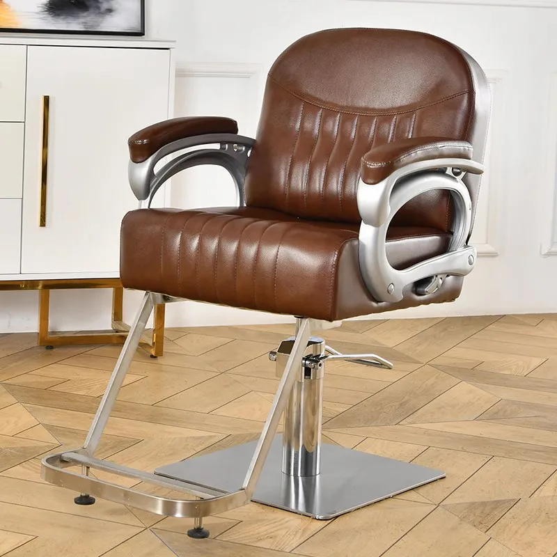 

Tray Swivel Hair Barber Chair Hairdressing Beauty Salon Commercial Shampoo Luxury Barber Chair Aesthetic European Hairdressing