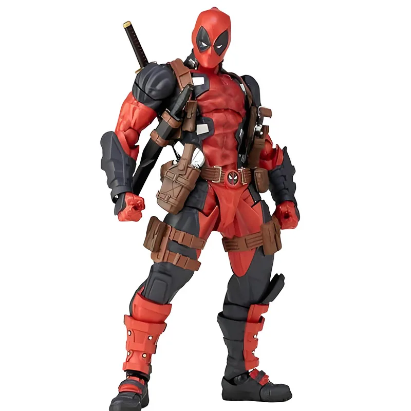 카이요도 오리지널 REVOLTECH Deadpool Ver.2.0 X - Force Color Ver.&Deadpool Ver.2.0 애니메이션 액션 모델 장난감 소년을위한 모델 선물