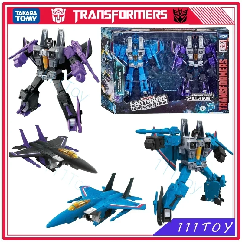 In stock Transformers Channel Limited Earthrise Series WFC-E29 Skywarp&Thundercracker Action Figures Kids Gifts Classic 7inch*2