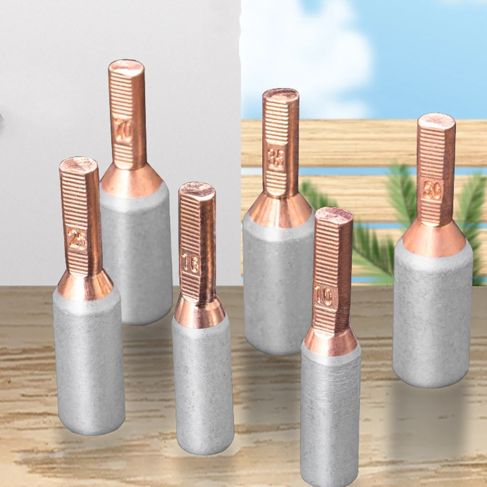 موصلات صندوق عداد كهربائي 10 عبوات من أطراف الألومنيوم والنحاس نموذج GTLA لتوصيلات الكابلات الموثوقة 10 مم 2 إلى 35 مم2