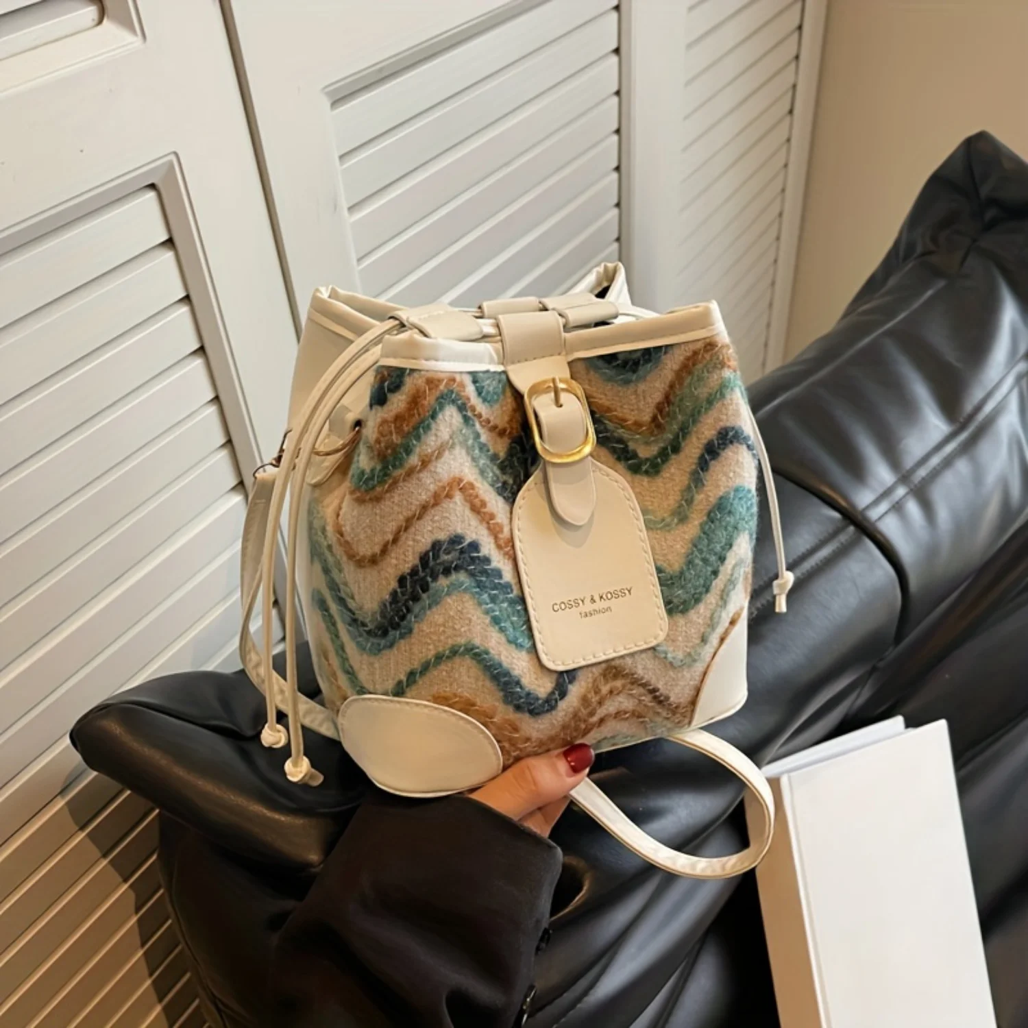 Modische Beuteltasche, trendige Umhängetasche mit einer Schulter, tragbare Tasche