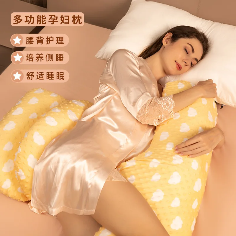 Maternity Pillows for Pregnant Women Protect Neck Waist Abdomen Legs Hand Women Pregnant Side Sleepers Pillow U Shape