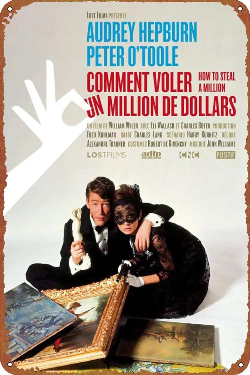 How to Steal a Million Movie Poster Metal Signs Vintage for Home Bar Swimming Pool Beach Farmhouse Garden Outdoor Funny Wal sign