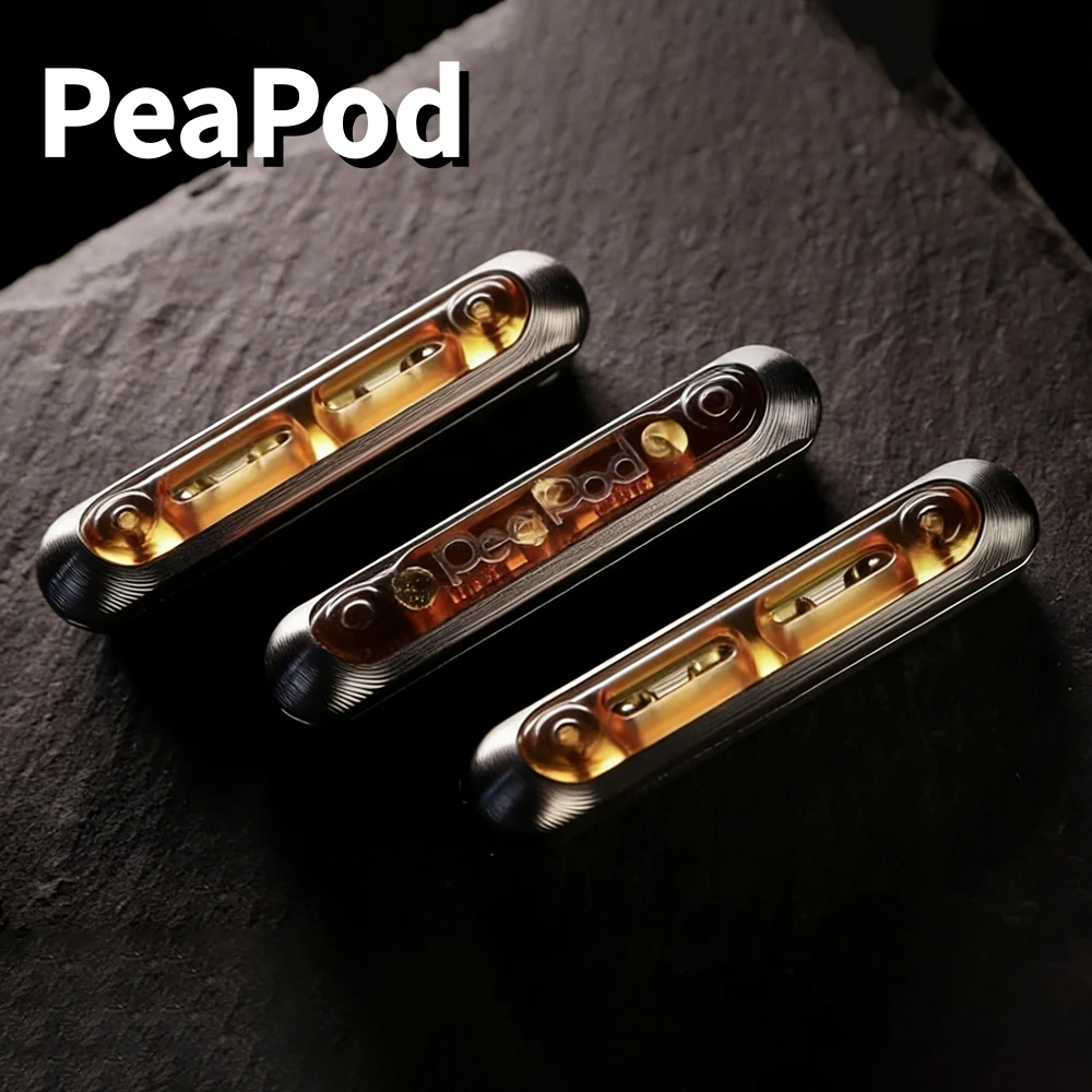 

Фиджет-слайдер Basement Director EDC PeaPod Titanium PEI: игрушка-антистресс для взрослых, гаджет для снятия тревоги