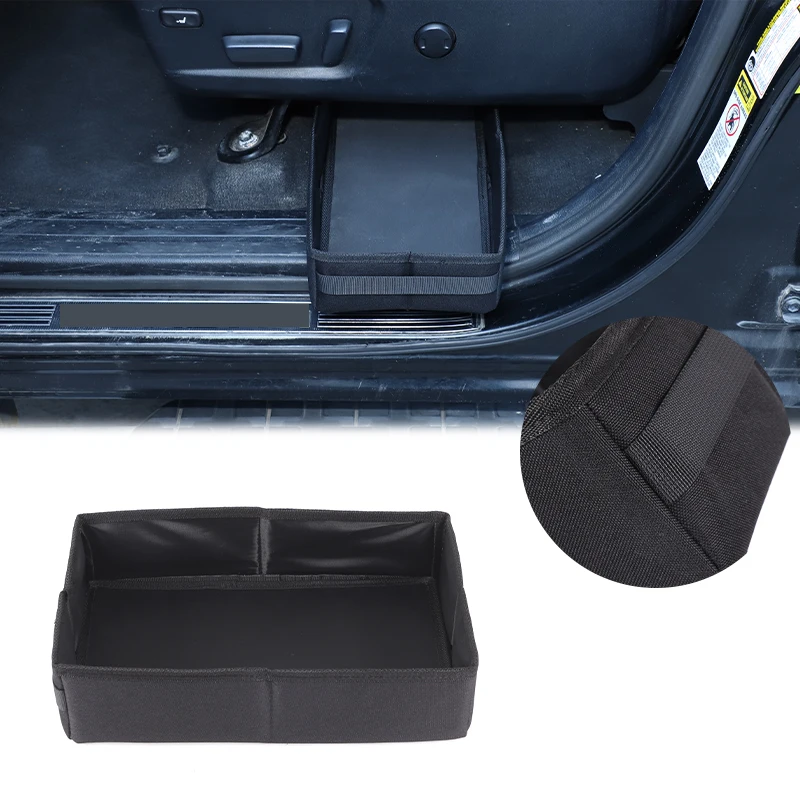 For Toyota Tundra 2014-2021 cloth black car under the driver's seat storage box car interior modification accessories