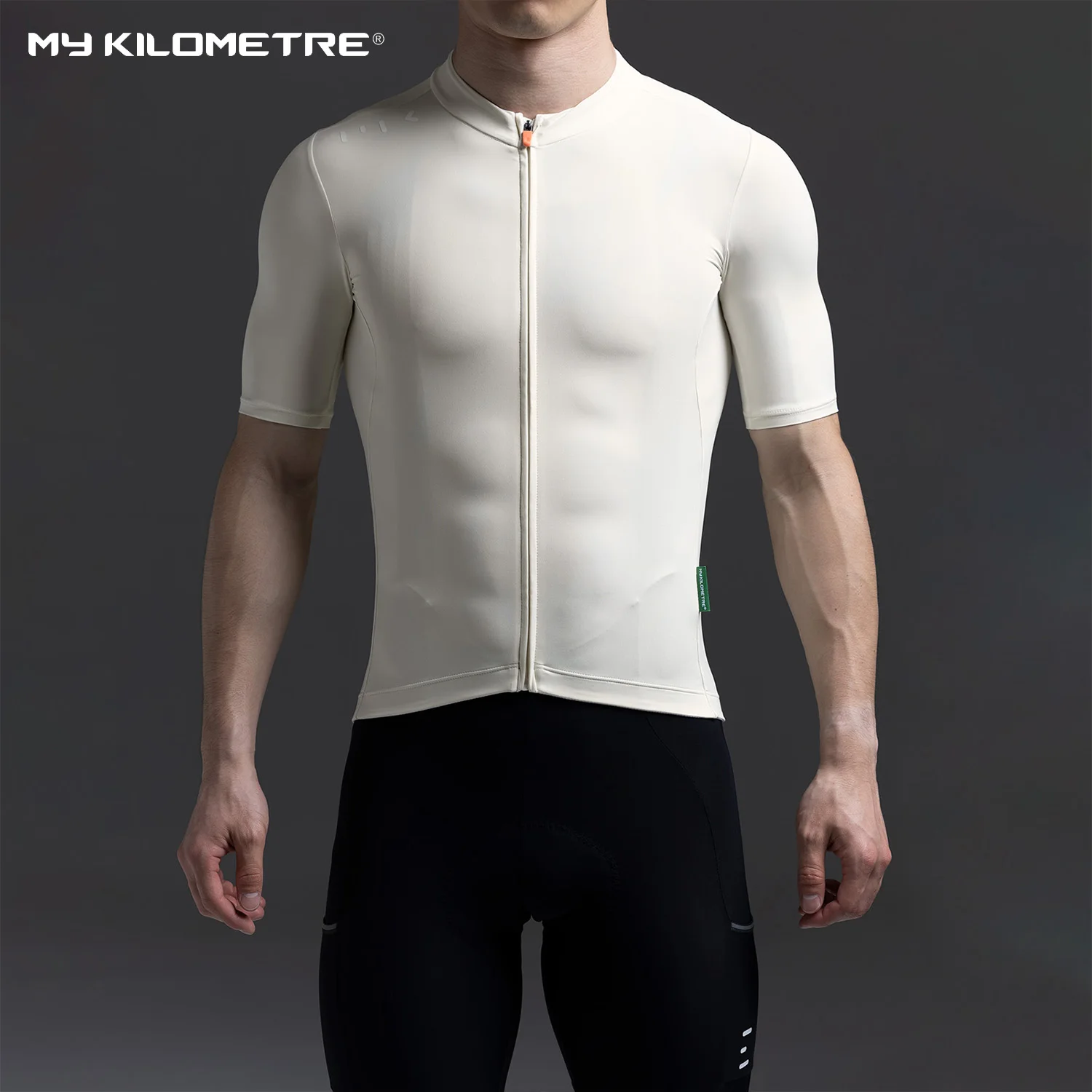 

MY KILOMETRE Cycling Jersey Summer Men's Short-Sleeve Slim Fit Quick-Dry Road Cycling Shirts Summer Bicycle Jerseys Racing Tops