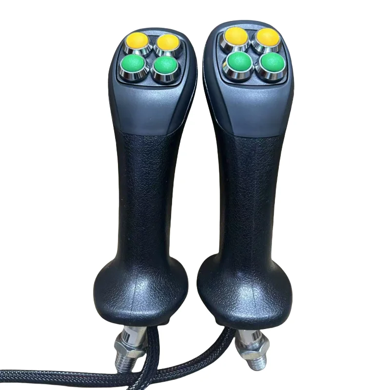 

4-button grab handle wheel excavator modified with high-end high-quality wood grab iron grab wood grab steel grab control lever