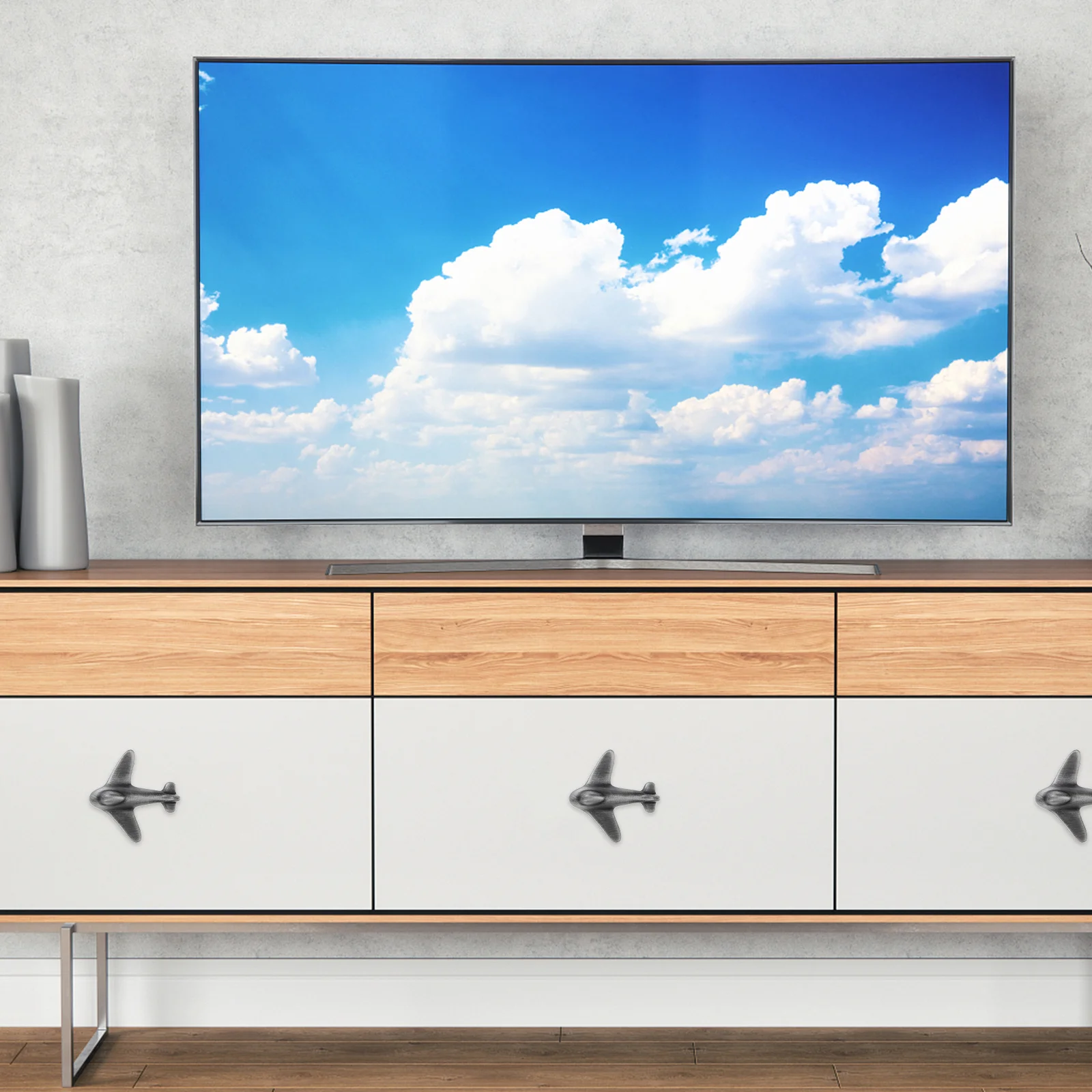 1 conjunto 1 conjunto de botão de gaveta de liga de zinco alça de armário para cozinha guarda-roupa porta móveis puxar barra gaveta alça cinza