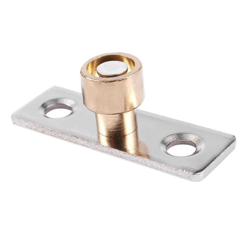 Guía de puerta corredera de madera, tapón localizador de Metal, 4 piezas, 12Mm de diámetro