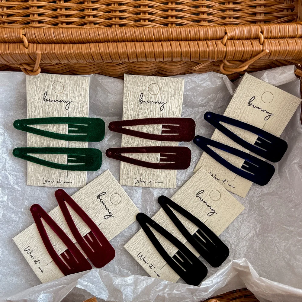 2 قطعة/الوحدة قطرة الماء BB كليب فتاة دبوس الشعر المشابك الانفجارات الجانب كليب موضة مشبك شعر Hairgrip إكسسوارات الشعر ماكياج أغطية الرأس