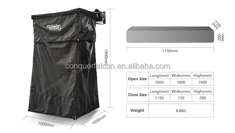 Portable Outdoor Camp Shower Tent Car Tent for Convenient Portable Showers view 6