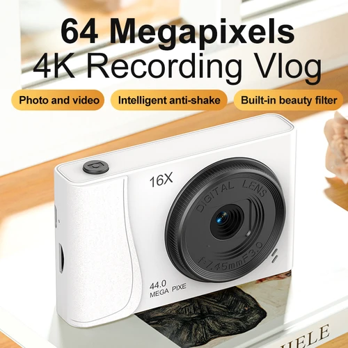 Imagen 2 del producto Xiaomi-cámara Digital 4K para viaje, cámara Selfie de 64 megapíxeles, Zoom 16X, fotografía, estabilización inteligente de imágenes para niños y adultos