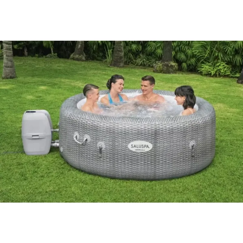 STLF  Design Boat Shape Hot Tub Lay-z-spa Siena Airjet Inflatable New Freestanding Soaking Center