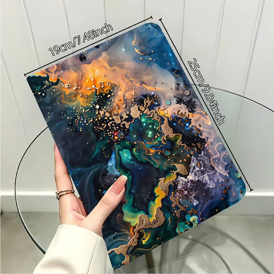 With Pencil Holder Case for Samsung Galaxy Tab S10FE S10 Plus A7 Lite S9 FE A9Plus S9+ S10 Lite A11 S7 S8+ A8 S11 Deep Purple
