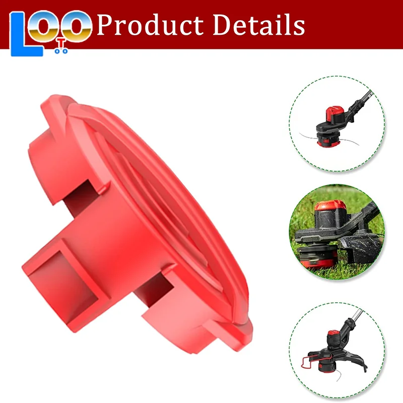 CMZST260H Cubierta de cabezal de carrete de recortadora para cortadoras de hilo Craftsman serie CMCST920 y CMCST960, tapa de cabezal de carrete de cortacésped de repuesto