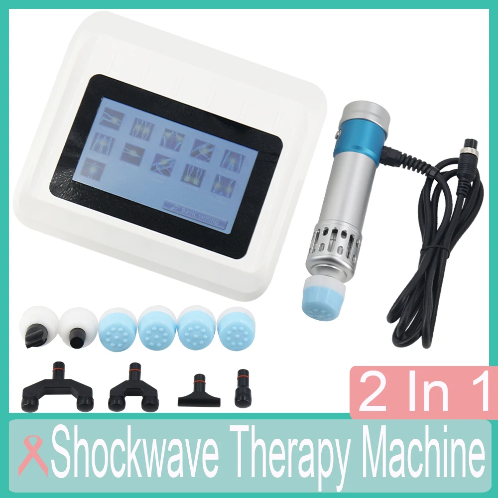 

Shockwave Therapy Machine For ED Treatment 2 In 1 Chiropractic Tools Spine Correction Pain Releif Shock Wave Body Relax Massager