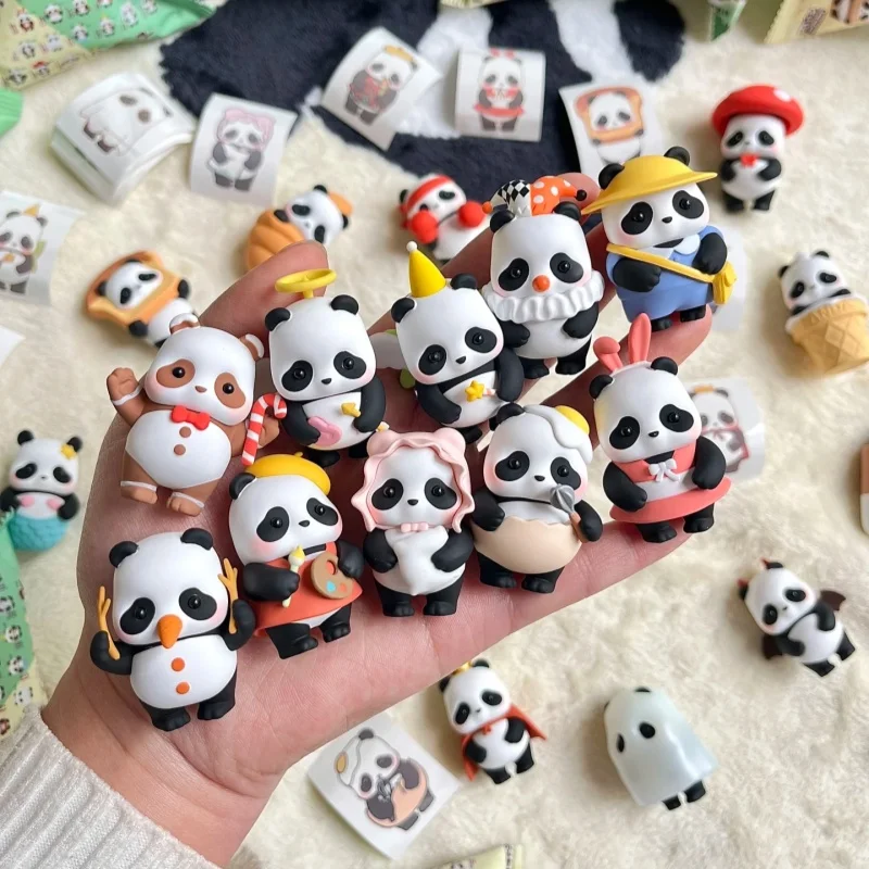 

Pandaroll Minime Dress Up Series Blind Box Anime Action Figure Guess Bag Ornament Figurines Home Decor Dolls Model Gift