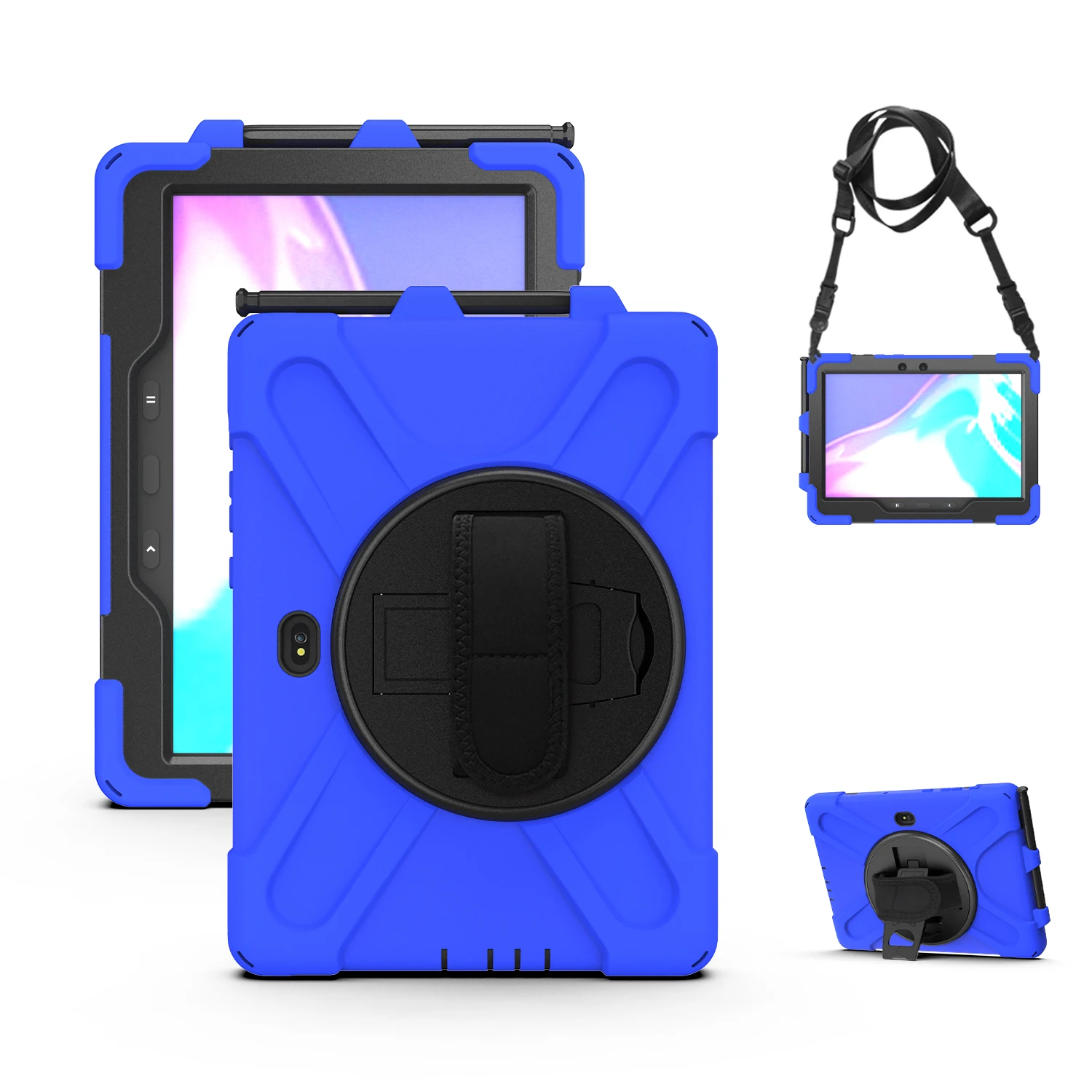 

Rotating Case For Samsung Galaxy Tab Active4 Pro 2022 SM-T630 T636 10.1inch Rugged Cover For Universal Active Pro 2019 T540 T547