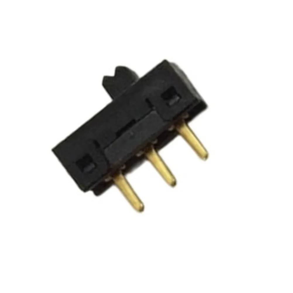 SSSA12G 3-Pin 2-Position Vertical Slide Switch SPDT Through Hole Mount for Electronic Projects and PCB Applications