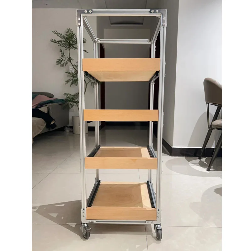 

Multifunctional lockers, multi-layer floor-to-ceiling household kitchen shelves, vegetable storage