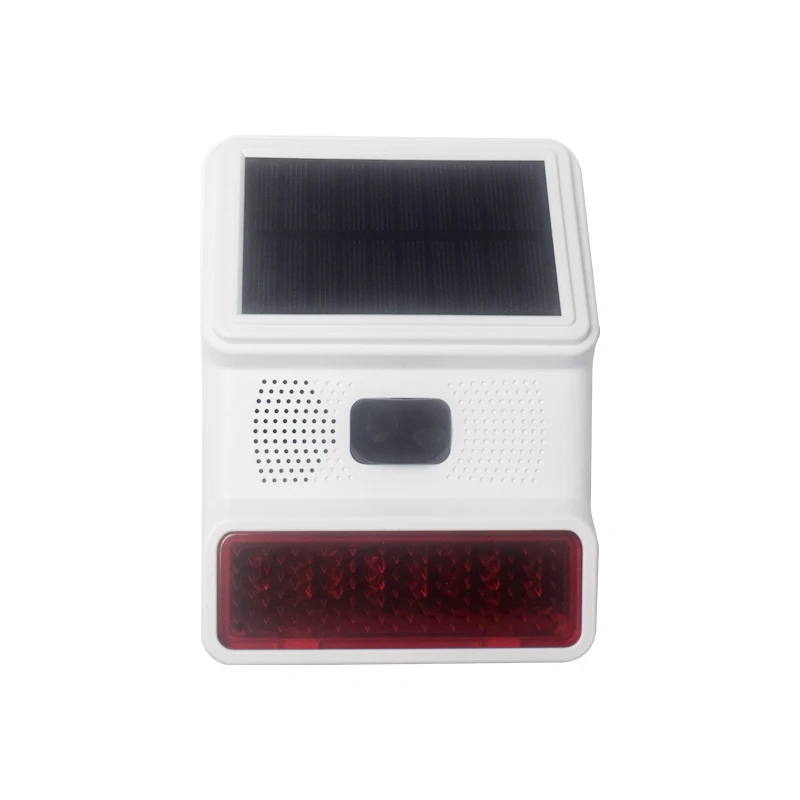 

New 433MHz Wireless light Flash Strobe Outdoor Solar Waterproof Siren for Home Burglar Wifi GSM Home Security Alarm System