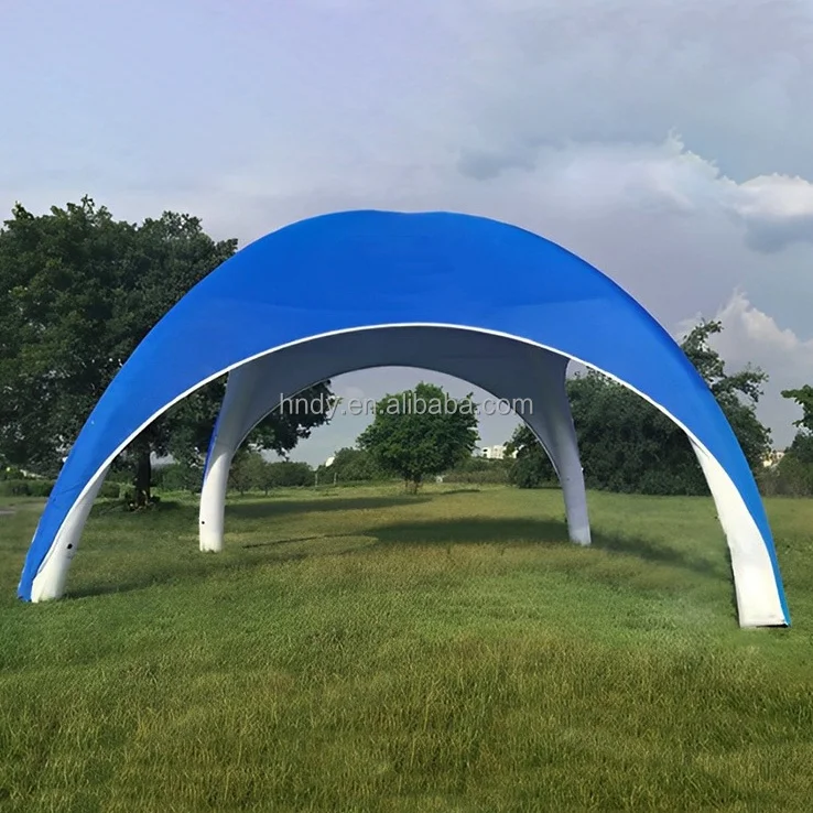 

Надувная палатка для кемпинга и выставок на открытом воздухе, двухслойная, всесезонная, водонепроницаемая, портативная, из ПВХ и Оксфорда, с трубчатым каркасом и колышками