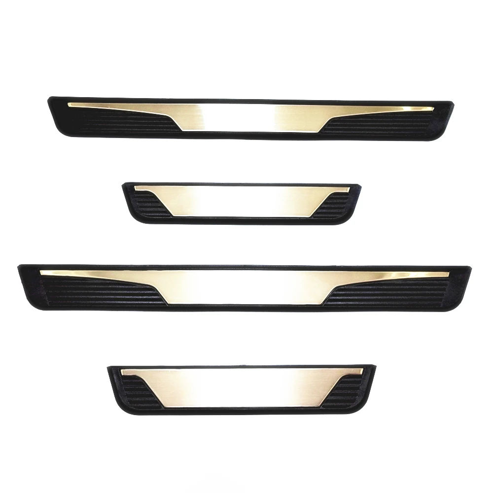 

For Kia Mohave Borrego 2009-2020 2021 2022 Stainless Kick Pedal Protectors Door Sill Scuff Plate Sticker Car Styling Accessories