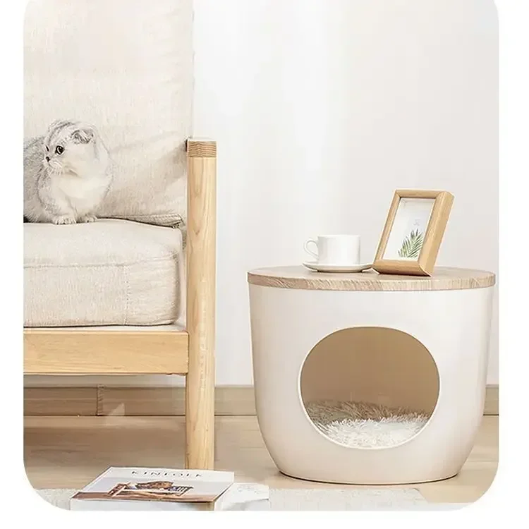 Creative Furniture Small Villa Cat Nest Closed Sleeping Warm Cotton Four Seasons