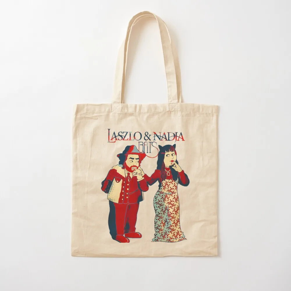 

LASZLO AND NADJA BATS Tote Bag hand bag Women's bags canvas tote bags Cloth bag Canvas Tote