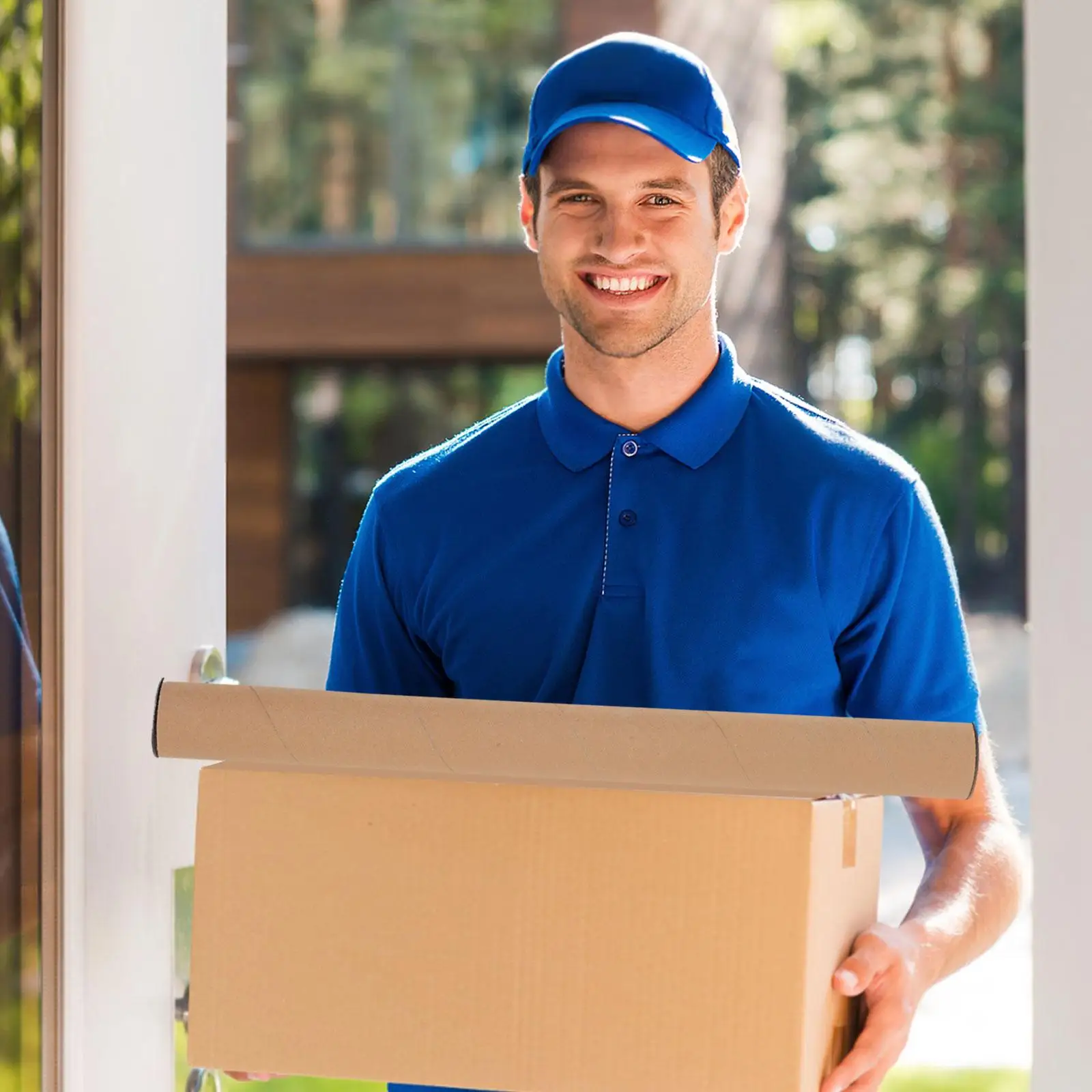 10 Pcs Calligraphy and Painting Mail Shipping Paper Tube Plastic Cardboard Poster