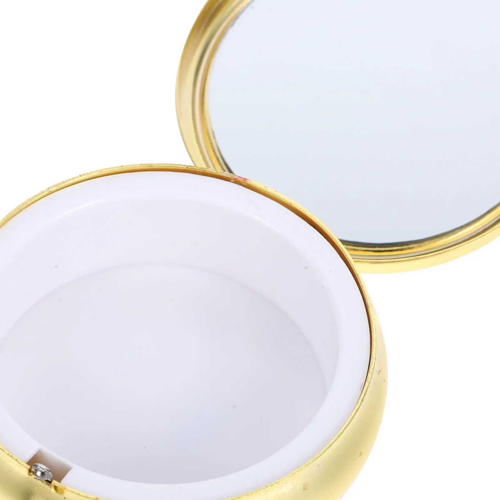 

2pcs Gift Box Vintage Round Metal Jewelry Case For First Holy Communion Rosary Storage Keepsake Trinket Organizer