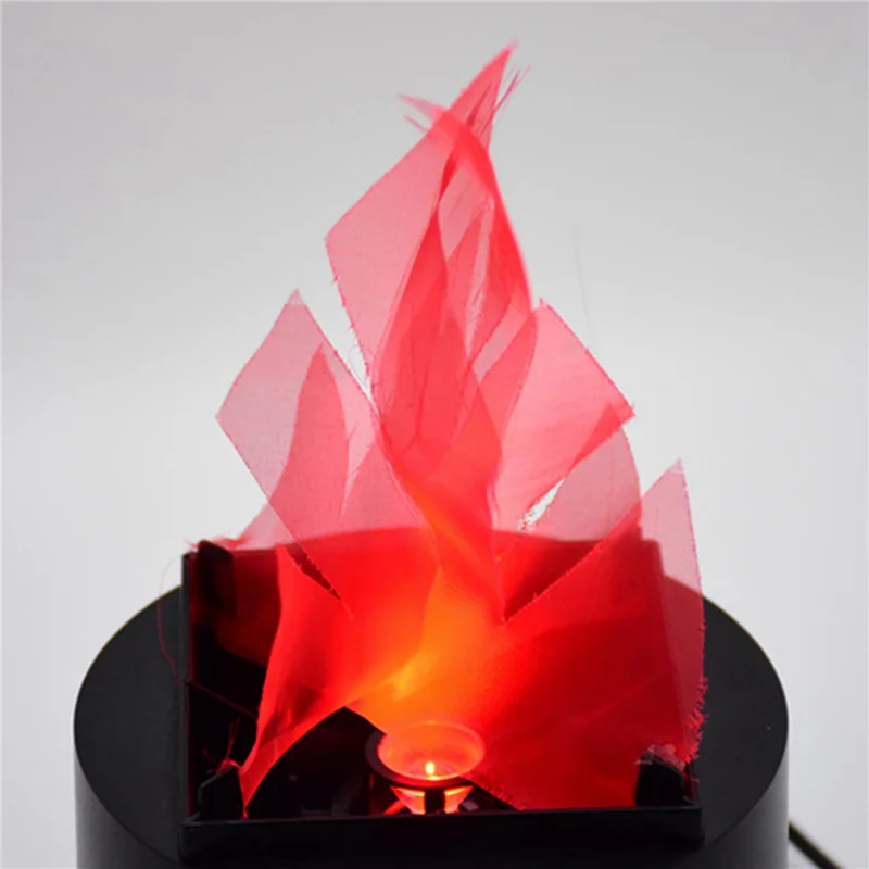 ABVC 4X LED Fire Flame Effect Light Artificial Electric Flicker Campfire Lamp Party Decor Supplies For Bar Home, US Plug